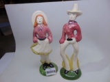 PAIR RED WING COWBOY MAN & LADY - BTM MKD