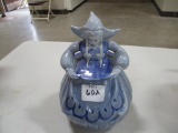 DUTCH GIRL COOKIE JAR, BLUE - MINT