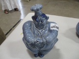 CHEF COOKIE JAR, BLUE - MINT