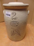 RED WING 2 GALLON BIRCHLEAF, OVAL OVER, CHURN, LID AND DASHER