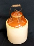 RED WING 2 GALLON BAILED FRUIT JAR, COMPLETE, VG