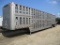 2010 Wilson 53' double deck cattle pot trailer, spread axle, air ride, 1-Owner