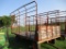 9' x 16' metal bale wagon w/MN jumbo 10 ton gear