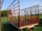 9' x 16' metal bale wagon w/ gear