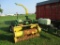 John Deere 3950 chopper w/hay head, preservative tank