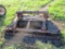 6 Ft. rubber scrapper, skid loader mnt.