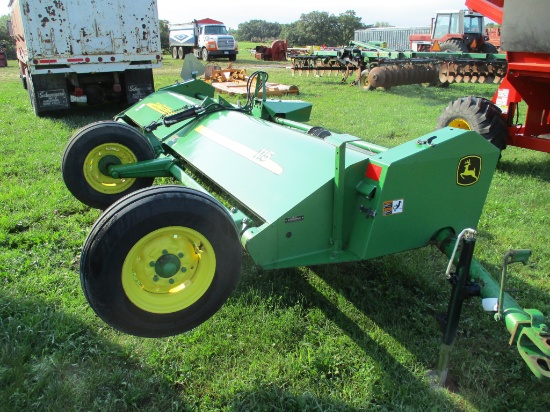 John Deere 115, 15' stalk chopper, 4 wheel