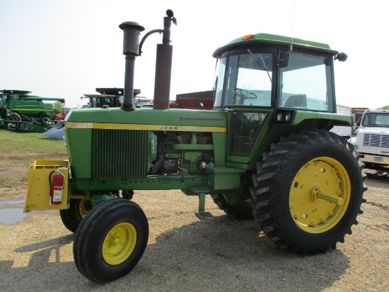 John Deere 4430, quad, cab, 7,054 Act. 1 owner hrs. 3pt. dual hyd, PTO, like new 18.4-38 tires, rock