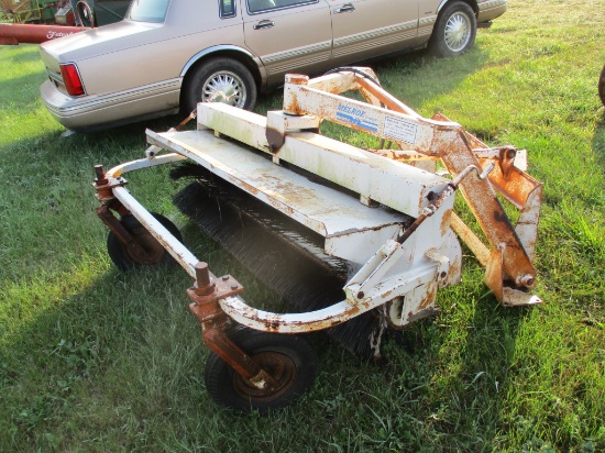 Melroe 66" hyd broom, skid loader mnt.