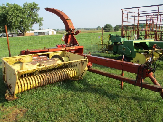 New Holland 892 chopper, hay head
