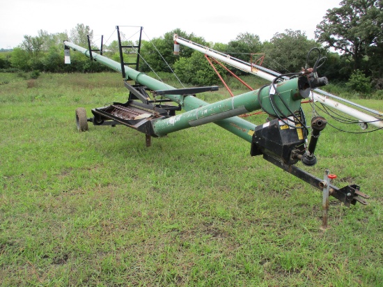 10" x 55' auger swing hopper