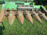 John Deere 643, 6R corn head w/corn saver shield