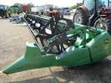 John Deere 630F, 30' platform, full finger auger, poly, sn#00630FCB0740865