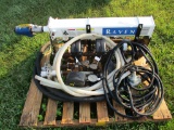 Raven Accu flow system, 2 shut offs, hoses