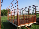 9' x 16' metal bale wagon w/ gear