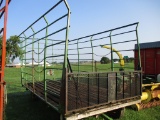Notch 9' x 16' metal bale wagon w/JD gear