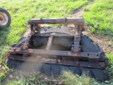 6 Ft. rubber scrapper, skid loader mnt.