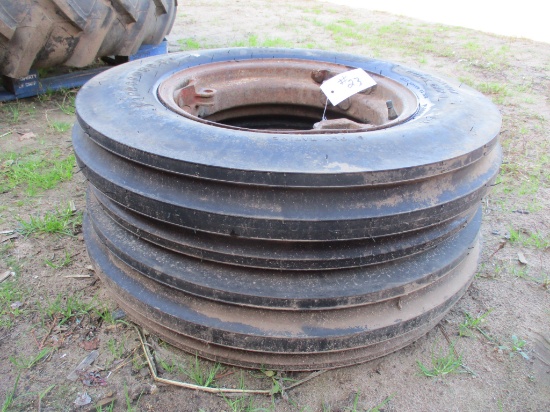 (2) 6:00-14 tractor tires & rims