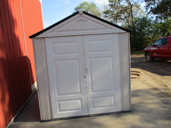 Rubbermaid 7' x 7' storage shed