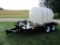 1,325 Gallon Nurse tank & Honda GX160 transfer pump, Mounted on heavy duty tandem axle trailer,