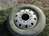 11R - 24.5 Tire & Alum rim