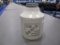Half gallon mason jar w/black stampo, bottom marked