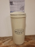 FOUR GALLON CHOCOLATE COOLER WITH LID, EXCELLENT CONDITION