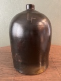 ALBANY SLIP BEHIVE JUG WITH SCRATCH 4, FACTORY GLAZE FLAW