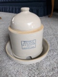 ONE GALLON BELL FEEDER WITH PLATE, WITH W.C. MOULTON, PHONE #1, ANSELMO, NE