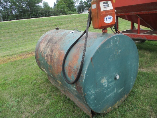 500 Gallon fuel barrel w/elect pump