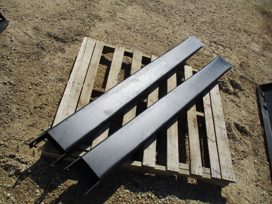 New unused 66" pallet fork extensions