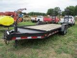 2004 Tow Master 7' x 18' tandem flatbed w/ramps