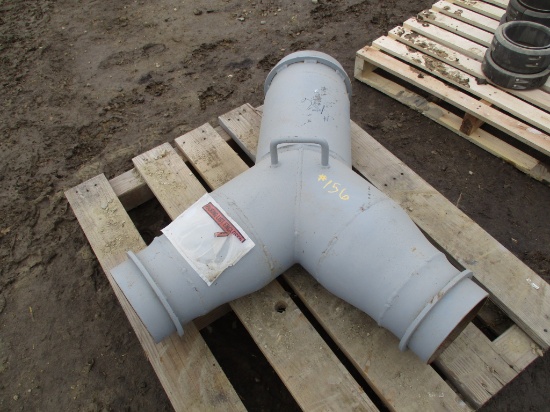 10" to 8" Y pipe