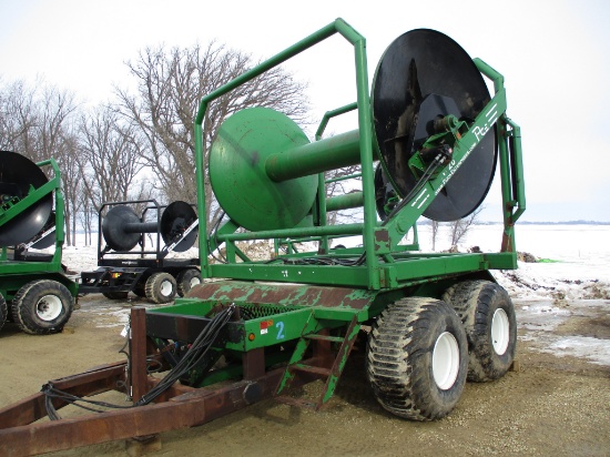 2015 Puck TTR20 Hose cart, air brakes, twin single speed motors, 700/50 22.5 tires, field lights