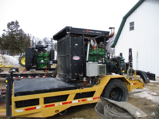 2020 Bazooka Farmstar booster pump, JD 13.5L, 620 HP, tier 3 engine, 1,003 Hrs. Cornell pump Mod