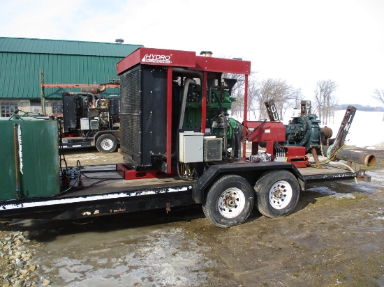 2016 Hydro Eng. Booster pump, JD 13.5L, 550 HP, tier 3 engine, 2,582 Hrs. Cornell pump Mod