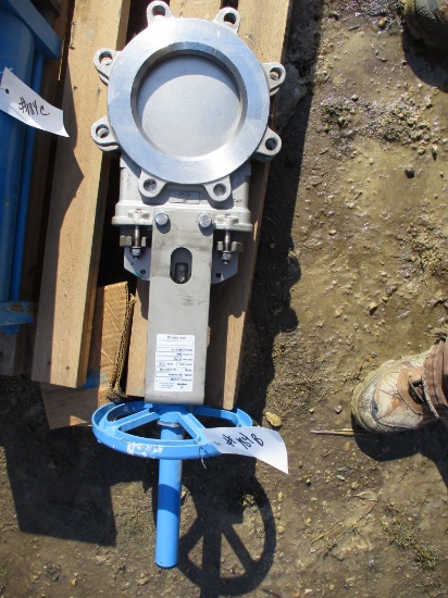 Orbinox stainless steel 6" hand crank valve