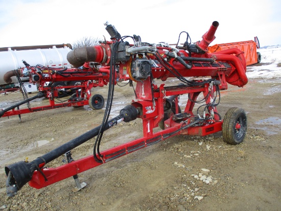 2019 Nuhn Mod 0168 Multi depth Vert. 8" pit pump, 8' to 12' trailer style, remote control, double