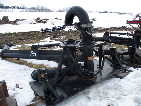 Puck 25', 8" swing arm, reduced to 6" pull, Case IH Mnt bracket, 8" slicer valve, SN#SWING224