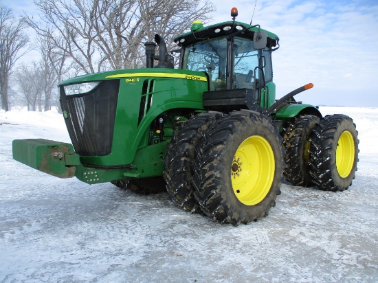 2013 John Deere 9410R 4WD, 5,925 Hrs. PS, cab, AC, heat, stereo, 3pt. quick hitch, 5 Hyd, PTO,