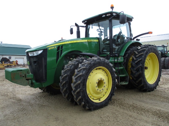 2013 John Deere 8335R, MFWD, 4,519 Hrs. PS, ILS, cab, AC, heat, stereo, 3pt. quick hitch 4 Hyd power