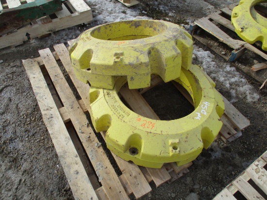 2 John Deere 8000 & 9000 series wheel weights, 450 LB each, SELLS 2 X $