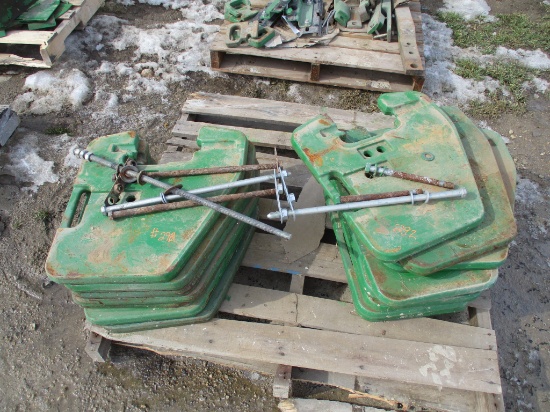 15 John Deere tractor weights, SELL 15 X $