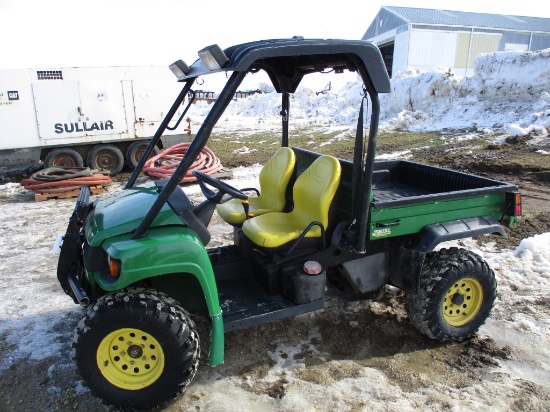 2007 John Deere 850D Dsl. Gator, 4x4, 1,932 Hrs. roll bar, roof SN#MOXUDX022970