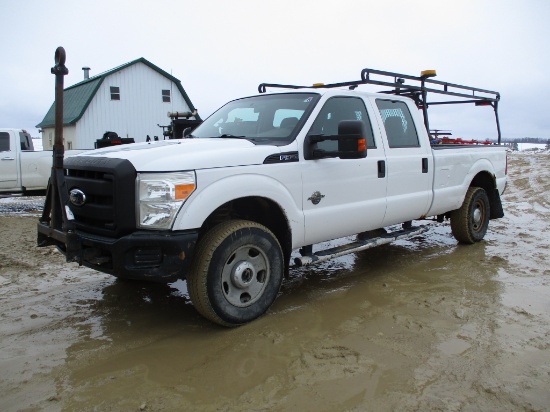 2012 Ford F350 Super Duty, Power Stroke 6.7 Dsl. 4X4, 221,071 miles, 4 Dr cab, power windows, locks