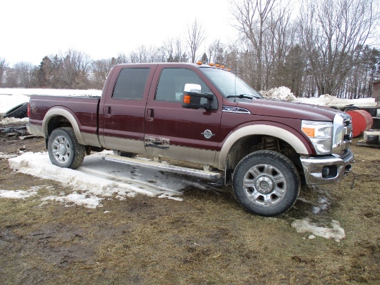 2012 Ford F350 King Ranch Super Duty, Power Stroke 6.7 Dsl. 4X4, 252,202 miles, NEW engine @ 218,000
