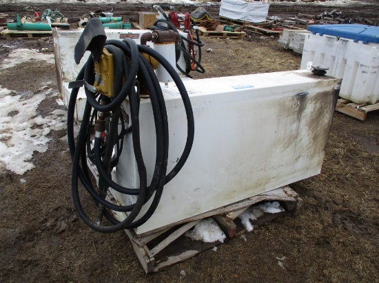 110 Gal L shape pickup fuel tank w/12 volt pump