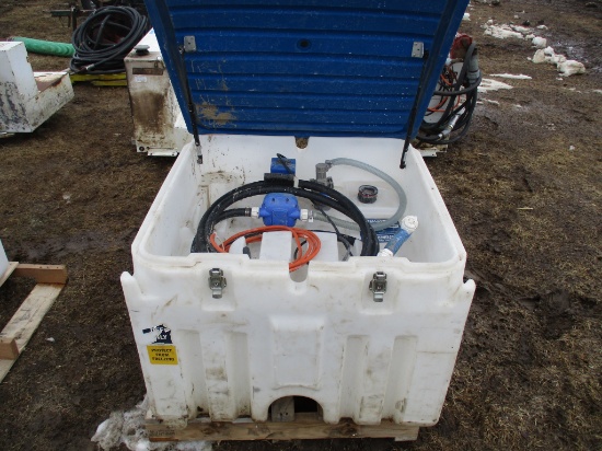 100 Gallon DEF tank w/pump, hose & nozzle