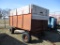 6 1/2' x 12' Barge box, running gear & hoist