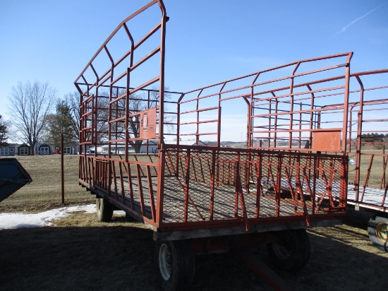 Ez Trail 9' x 18' metal bale wagon